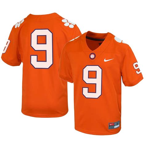 preschool nike orange clemson tigers replica football jersey|clemson tigers youth jersey.